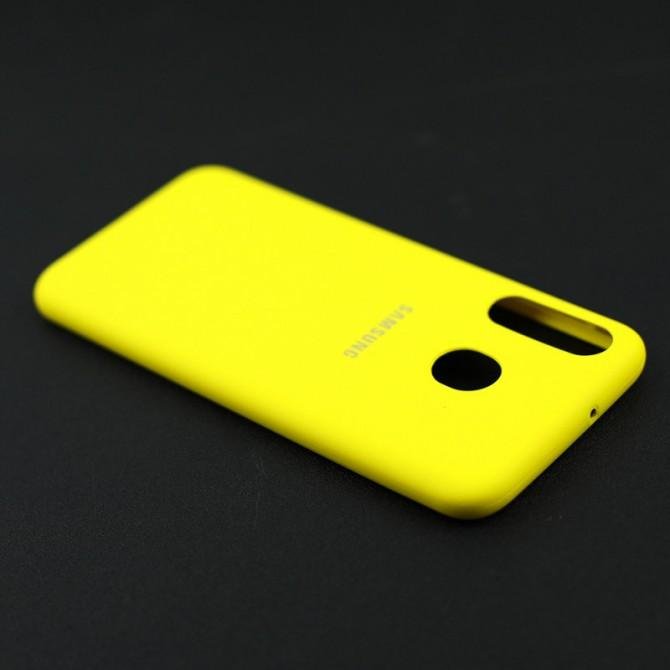 Чехол Soft Case Samsung A207 Galaxy A20s Желтый FULL-4