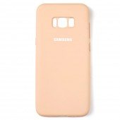 Чохол силіконовий для Samsung G955 Galaxy S8 Plus Бежевий FULL Чохол силіконовий для Samsung G955 Galaxy S8 Plus Бежевий FULL