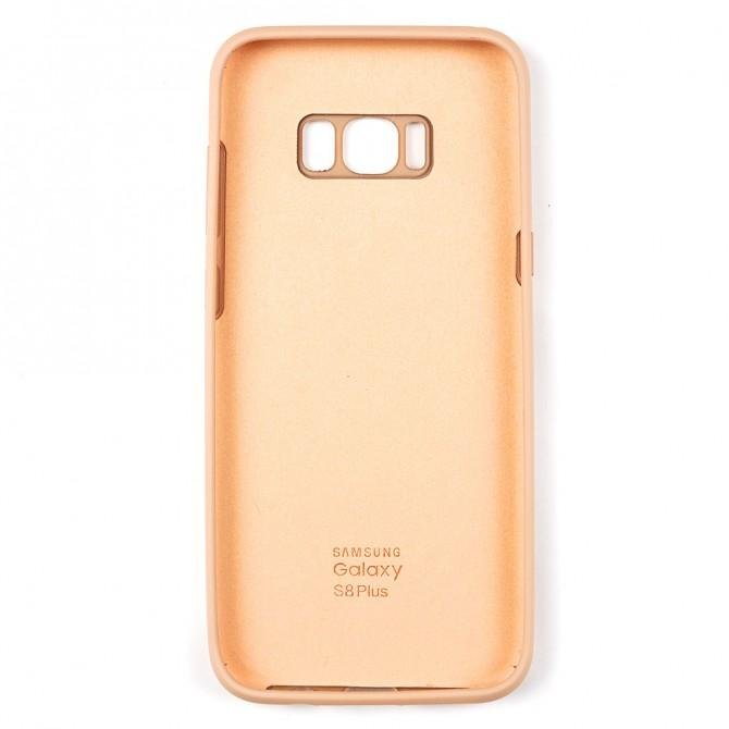 Чехол силиконовый для Samsung G955 Galaxy S8 Plus Бежевый FULL-2