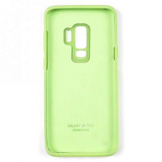 Чохол силіконовий для Samsung G965 Galaxy S9 Plus Ментоловий FULL-2