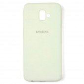 Чехол силиконовый для Samsung J6 Plus 2018 (J610) Белый FULL Чехол силиконовый для Samsung J6 Plus 2018 (J610) Белый FULL