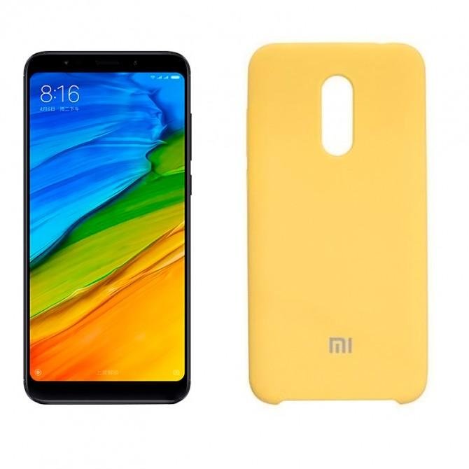 Original Soft Case Xiaomi Redmi 5 Plus Жовтий FULL-1