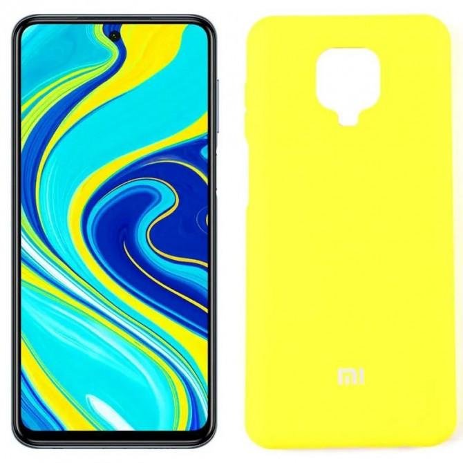 Чехол Original Soft Case Xiaomi Redmi Note 9s Желтый FULL