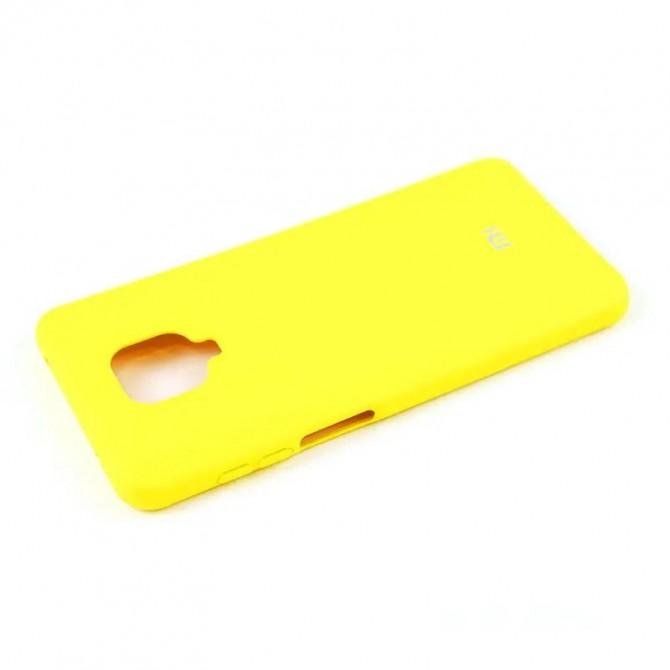 Чехол Original Soft Case Xiaomi Redmi Note 9s Желтый FULL-3