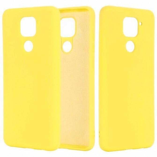Original Soft Case Xiaomi Redmi Note 9/Redmi 10X Жовтий FULL-2