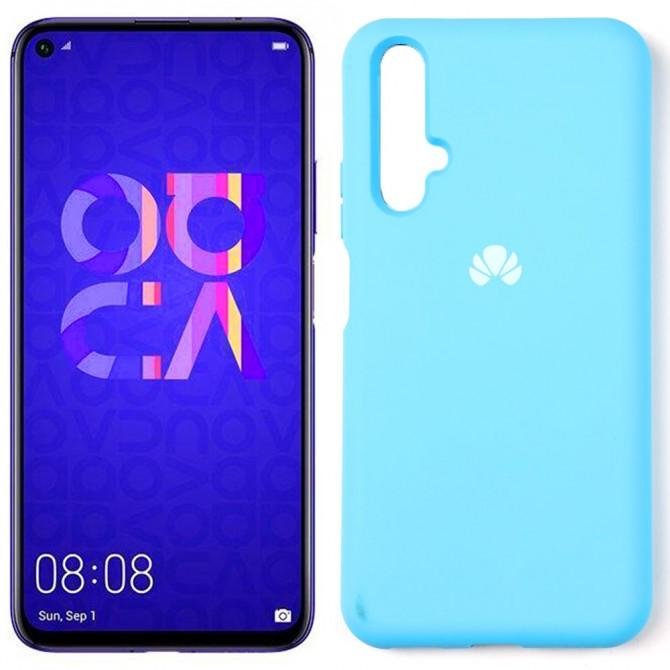 Чохол силіконовий для Huawei Honor 20/Nova 5T Яскраво синій FULL