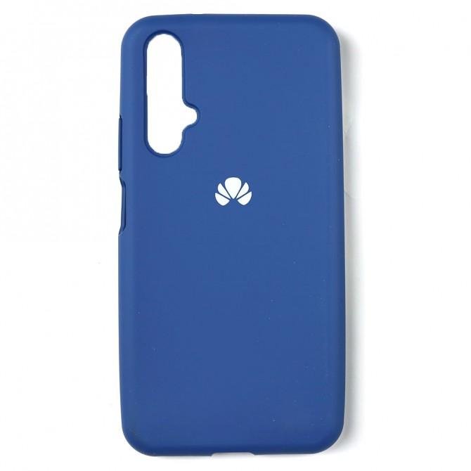 Чехол силиконовый для Huawei Honor 20/Nova 5T Синий FULL-1