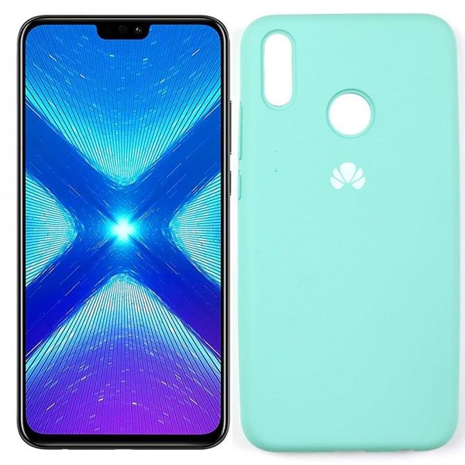 Чехол силиконовый для Huawei Honor 8x Мятный FULL