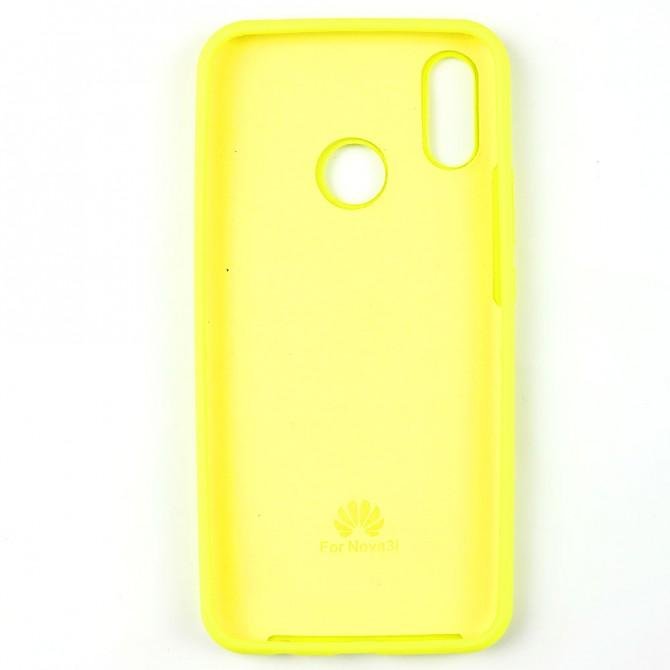 Чехол силиконовый для Huawei P Smart Plus Лимонный FULL-2
