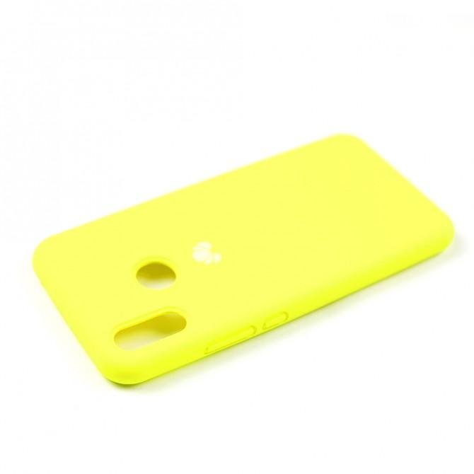 Чехол силиконовый для Huawei P Smart Plus Лимонный FULL-3