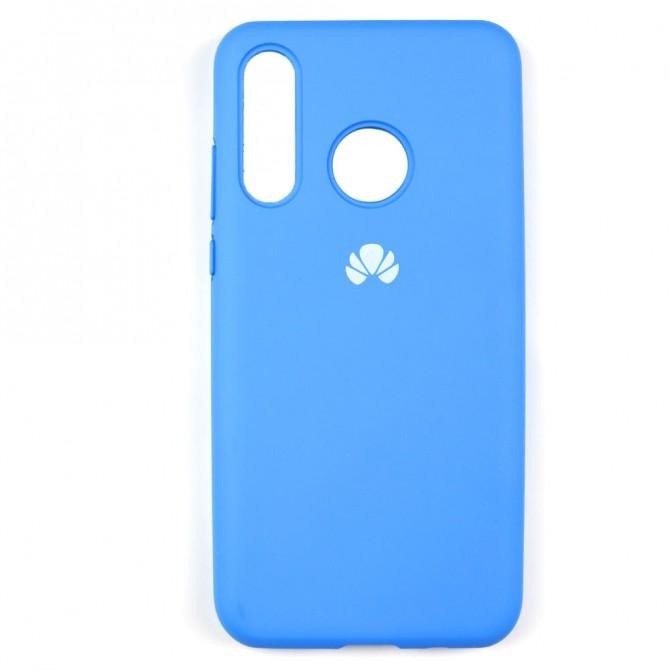Чехол силиконовый для Huawei P30 Lite Светло синий FULL-1