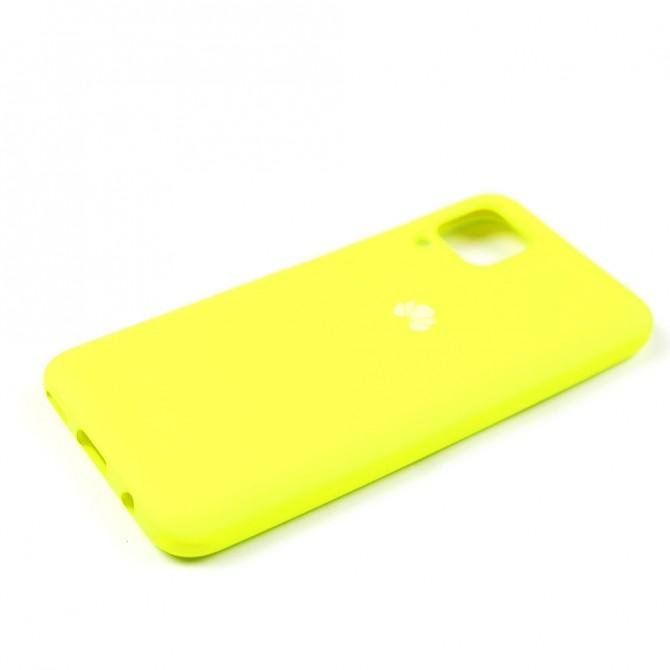Чехол силиконовый для Huawei P40 Lite Лимонный FULL-4