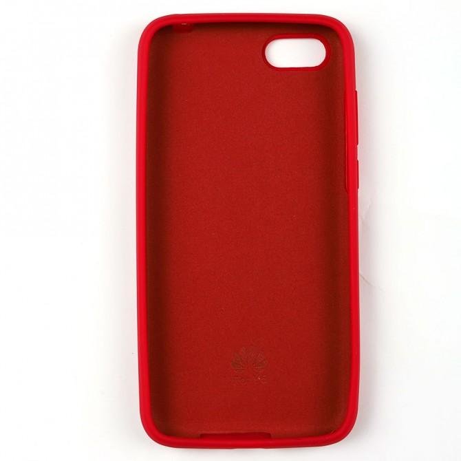 Чехол силиконовый для Huawei Y5 2018 Вишневый FULL-2