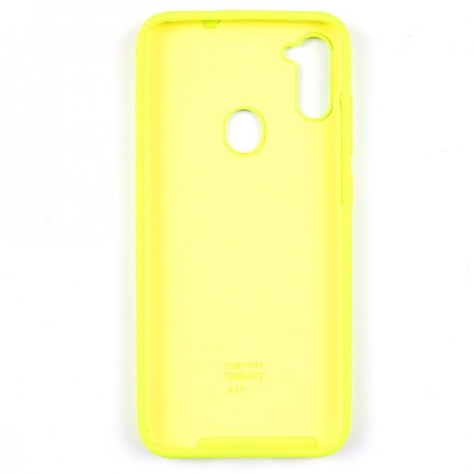 Чохол Soft Case Samsung A115/M115 Galaxy A11/M11 Лимонний FULL-2