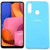 Чохол силіконовий для Samsung A207 Galaxy A20s Синій FULL