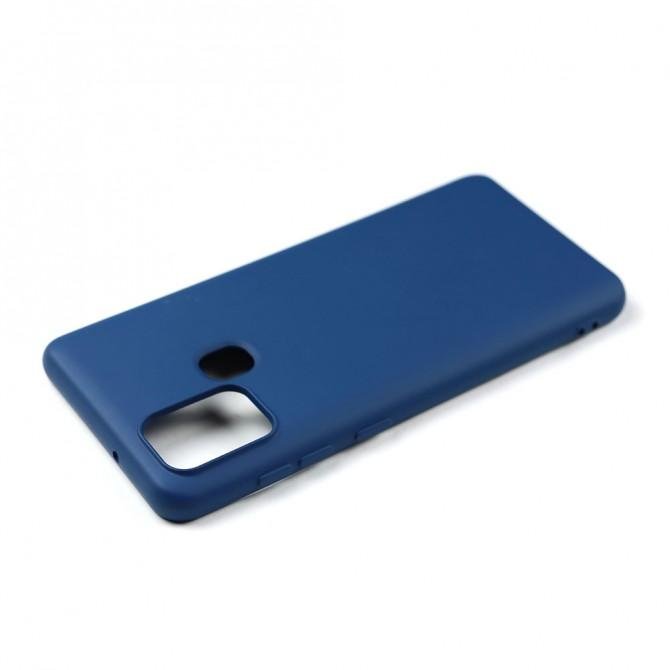 Чехол силиконовый для Samsung A217 Galaxy A21s Синий FULL-3