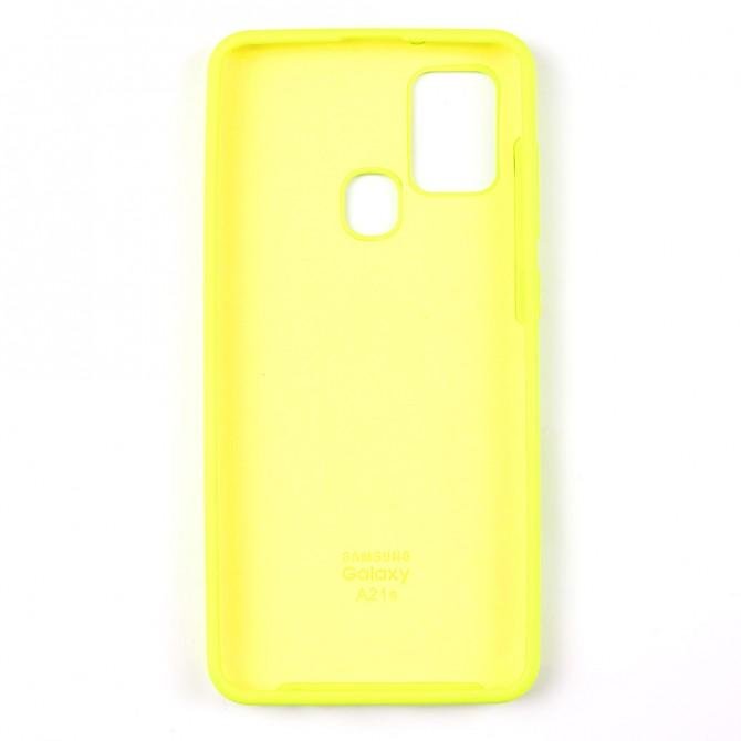Чохол силіконовий для Samsung A217 Galaxy A21s Лимонний FULL-2