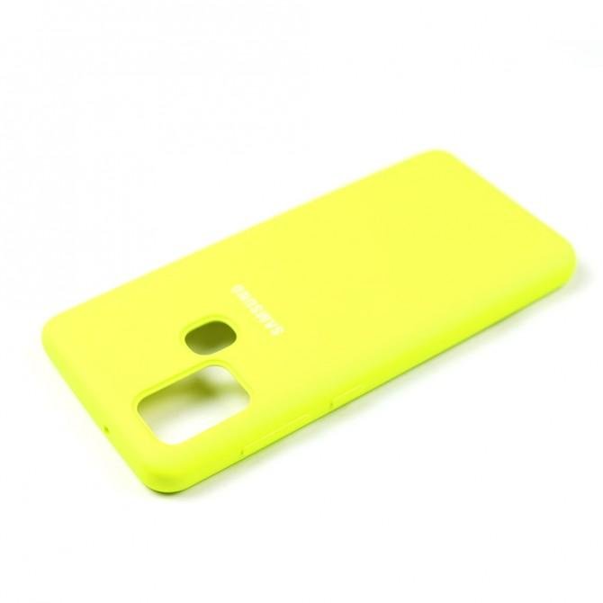 Чохол силіконовий для Samsung A217 Galaxy A21s Лимонний FULL-3