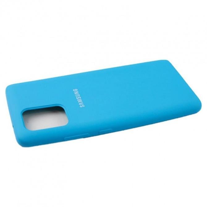 Чохол Soft Case Samsung A315 Galaxy A31 Яскраво синій FULL-1