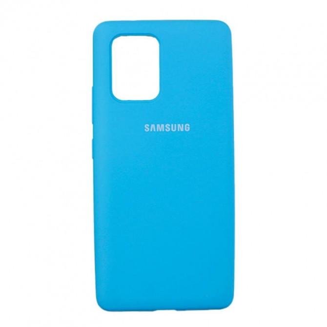 Чохол Soft Case Samsung A315 Galaxy A31 Яскраво синій FULL-4