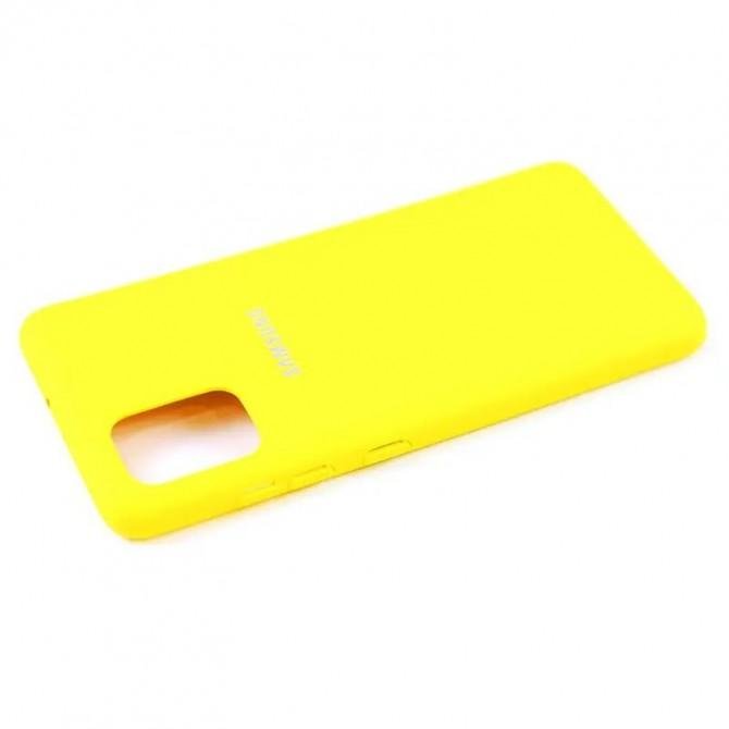 Чехол Soft Case Samsung A315 Galaxy A31 Лимонный FULL-3