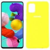 Чехол Soft Case Samsung A515 Galaxy A51 Лимонный FULL