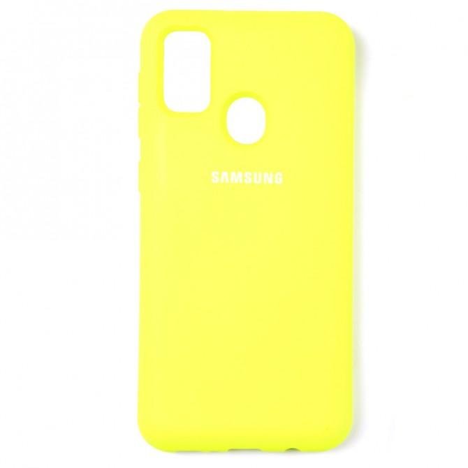 Чехол силиконовый для Samsung M307 Galaxy M30s/M215 Galaxy M21 Лимонный FULL-1