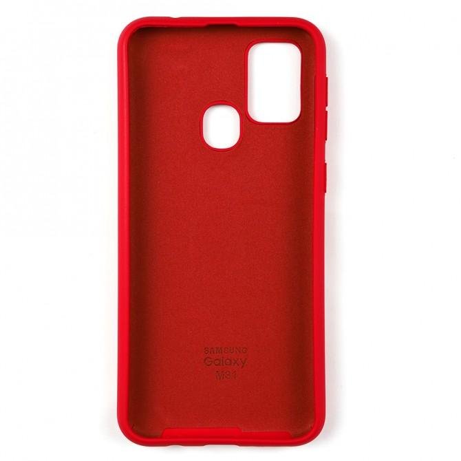 Чехол силиконовый для Samsung M315 Galaxy M31 Вишневый FULL-2