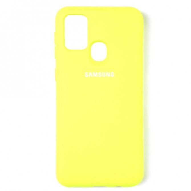 Чохол силіконовий для Samsung M315 Galaxy M31 Лимонний FULL-1