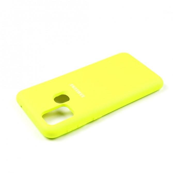 Чохол силіконовий для Samsung M315 Galaxy M31 Лимонний FULL-3