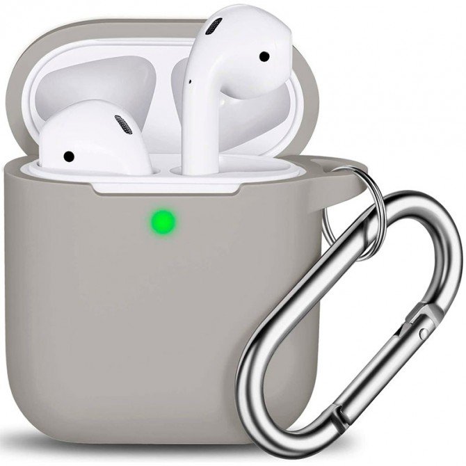 U-Like Silicone Protective Case For Airpods Pebble