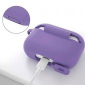 U-Like Silicone Protective Case For Airpods Purple U-Like Silicone Protective Case For Airpods Purple