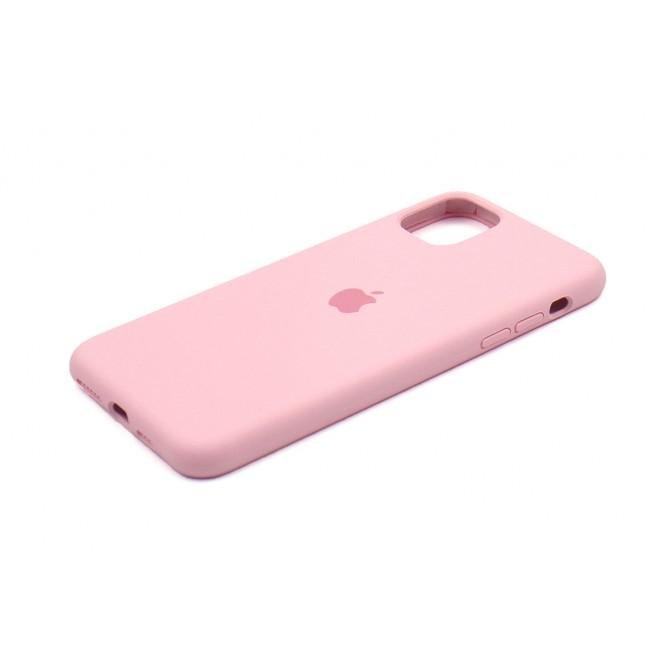 Оригінальний силіконовий чохол для iPhone 11 Рожевий FULL-3