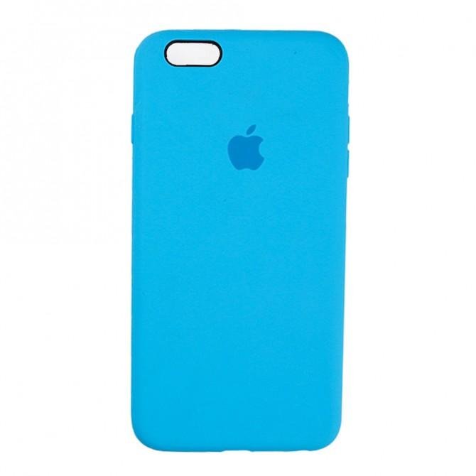 Чохол силіконовий для iPhone 6/6s Plus Небесно Синій FULL-1