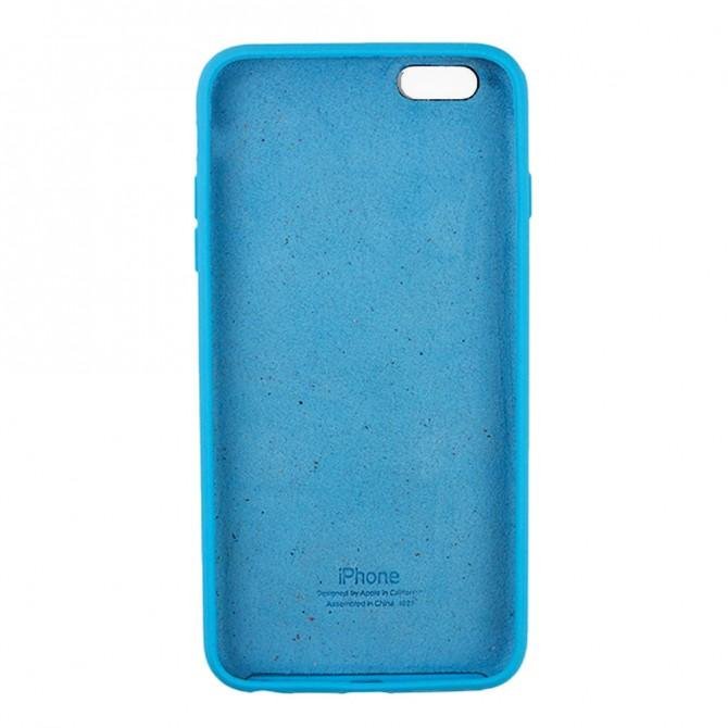 Чохол силіконовий для iPhone 6/6s Plus Небесно Синій FULL-2