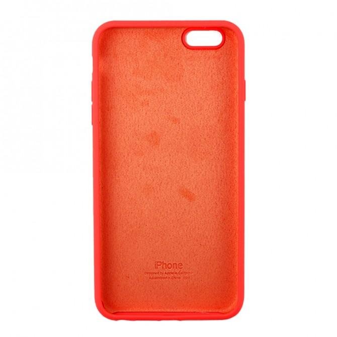 Чохол силіконовий для iPhone 6/6s Plus Яскраво рожевий FULL-2