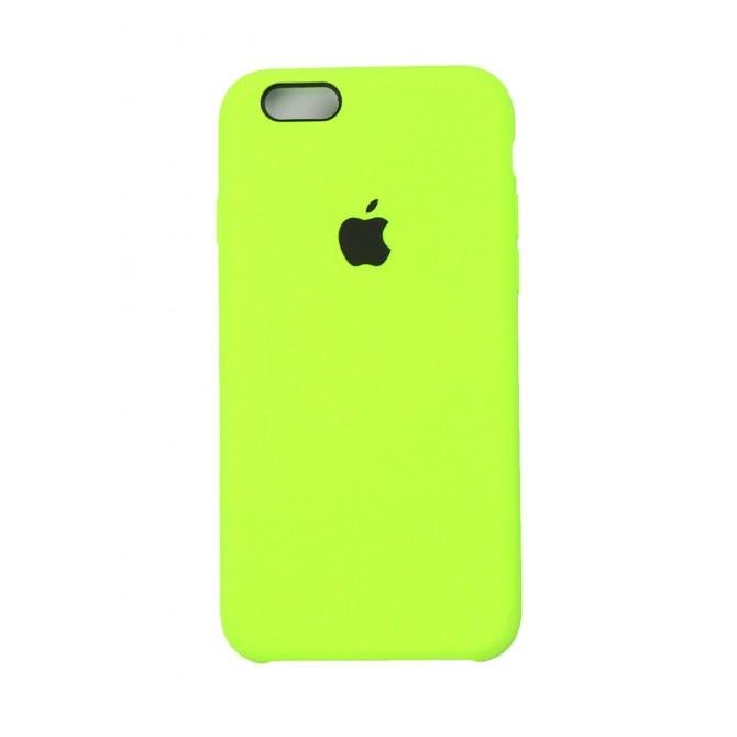 Оригінальний силіконовий чохол для iPhone 6/6s Салатовий