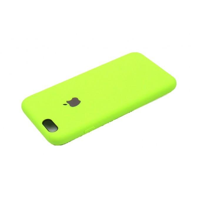 Оригінальний силіконовий чохол для iPhone 6/6s Салатовий-1