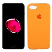 Чохол силіконовий для iPhone 7/8 Plus Світло помаранчевий  FULL