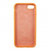 Чехол силиконовый для iPhone 7/8 Светло оранжевый FULL Чехол силиконовый для iPhone 7/8 Светло оранжевый FULL