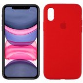 Чохол силіконовий для iPhone X/Xs Кораловий FULL