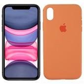 Чехол силиконовый для iPhone Xr Светло-персиковый FULL