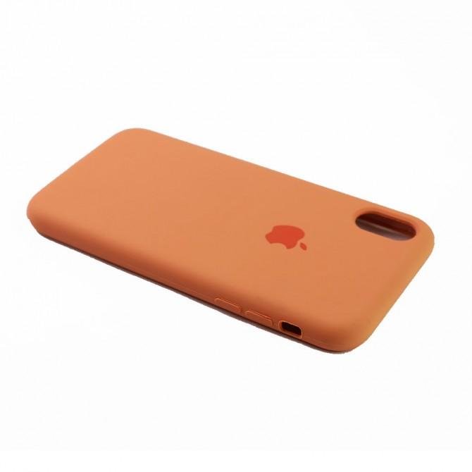 Чехол силиконовый для iPhone Xr Светло-персиковый FULL-4