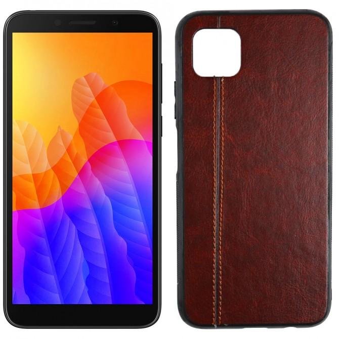 Чохол U-Like Line series для Huawei Y5P Темно коричневий