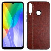 Чехол U-Like Line series для Huawei Y6P Тёмно коричневый Чехол U-Like Line series для Huawei Y6P Тёмно коричневый