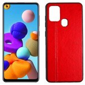 Чехол U-Like Line series для Samsung A217 Galaxy A21s Красный Чехол U-Like Line series для Samsung A217 Galaxy A21s Красный