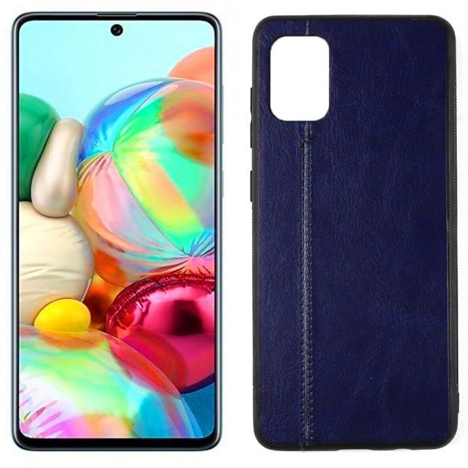 Чехол U-Like Line series для Samsung A715 Galaxy A71 Синий