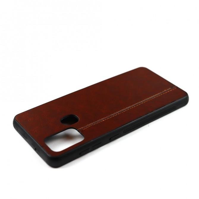 Чохол U-Like Line series для Samsung M315 Galaxy M31 Темно коричневий-4