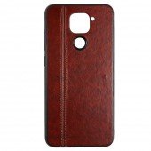 Чехол U-Like Line series для Xiaomi Redmi Note 9/Redmi 10X Тёмно коричневый Чехол U-Like Line series для Xiaomi Redmi Note 9/Redmi 10X Тёмно коричневый