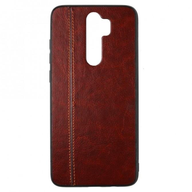 Чохол U-Like Line series для Xiaomi Redmi Note 8 Pro Темно коричневий-1